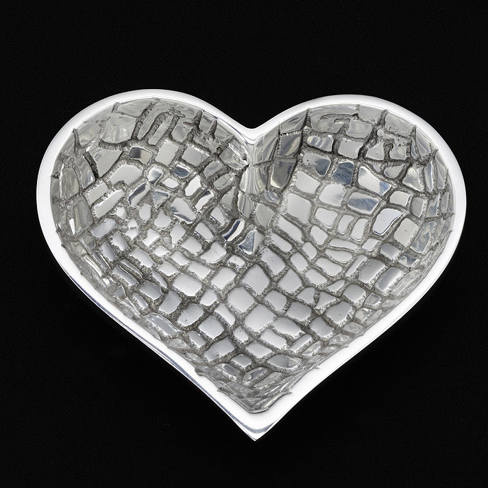 Happy Croco Silver Heart with Heart Spoon